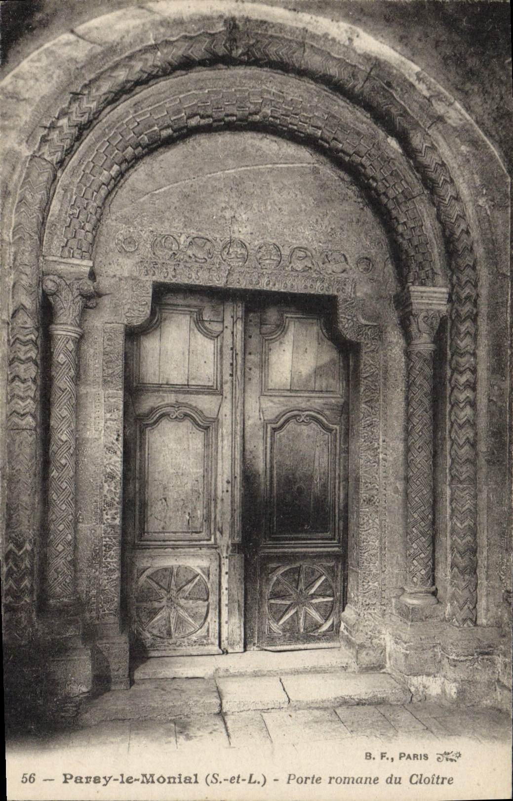 VINTAGE POSTCARD Paray Monial Carries Romance Of the Cloister