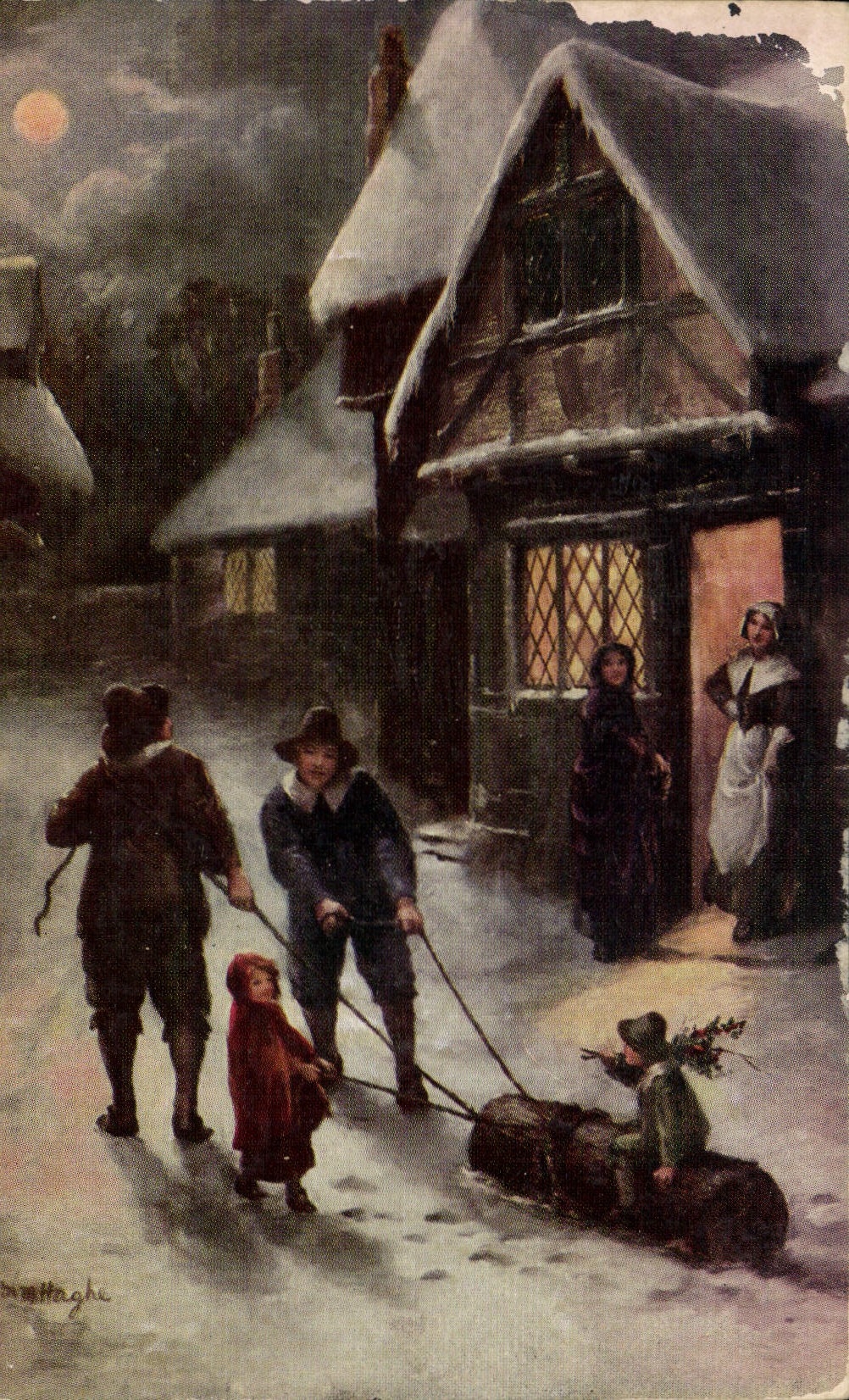 VINTAGE POSTCARD Fantasy