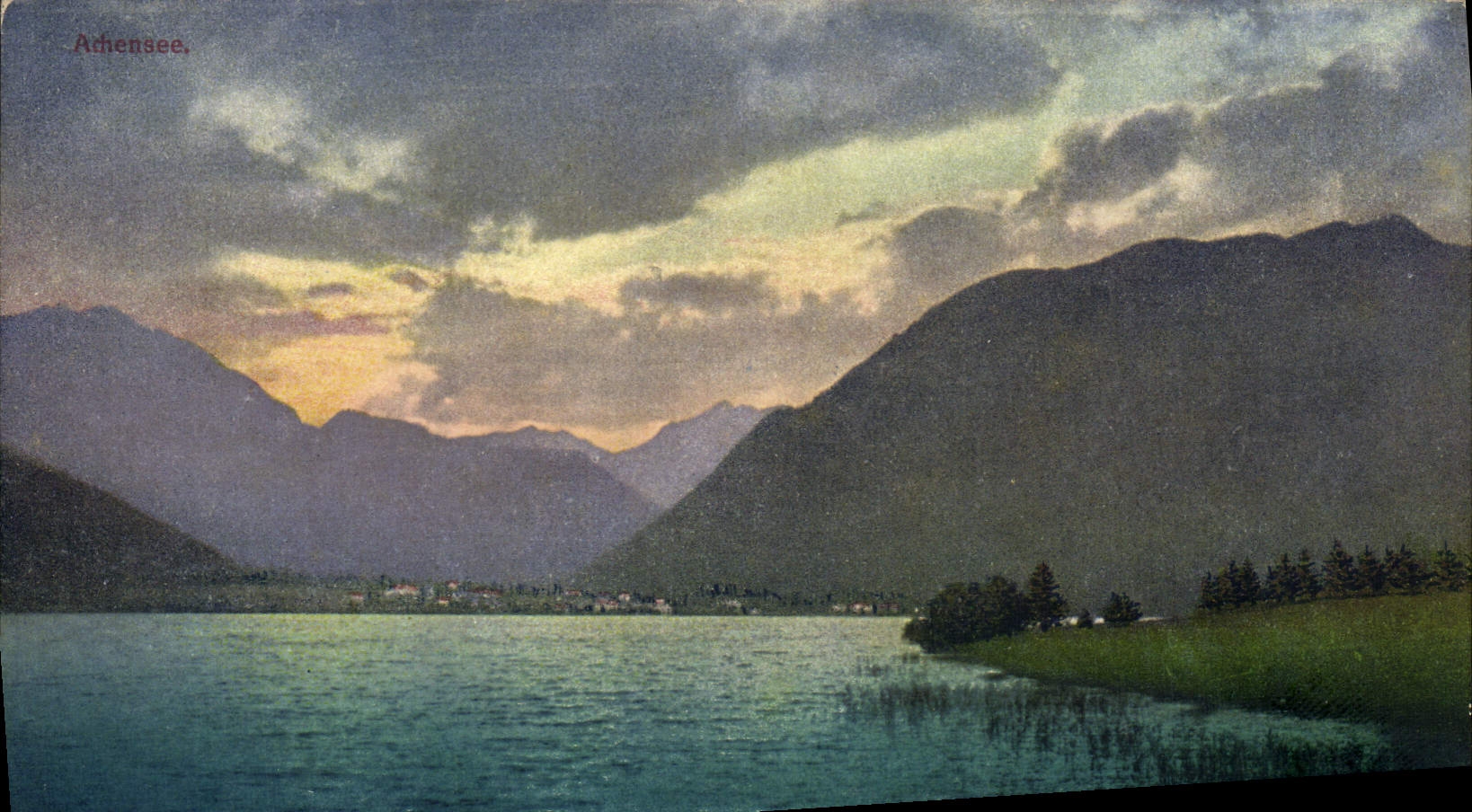 VINTAGE POSTCARD Achensee