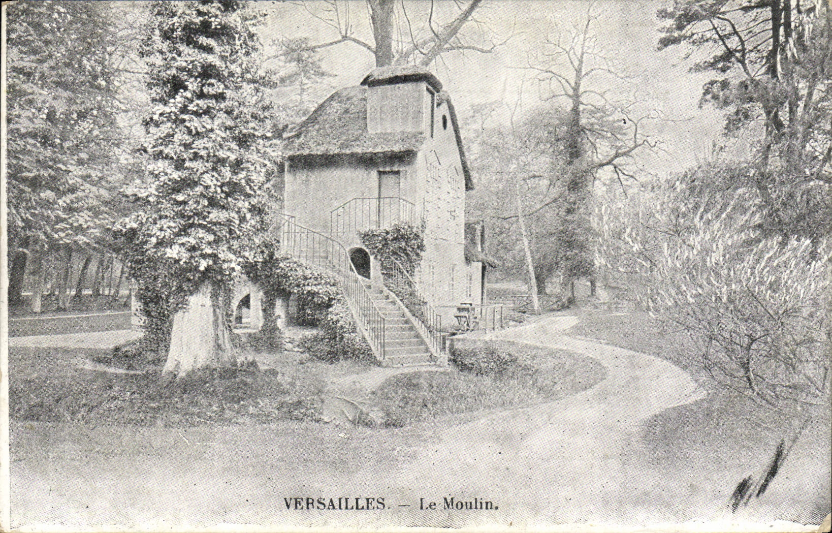 POSTAL Versalles de la VENDIMIA el molino