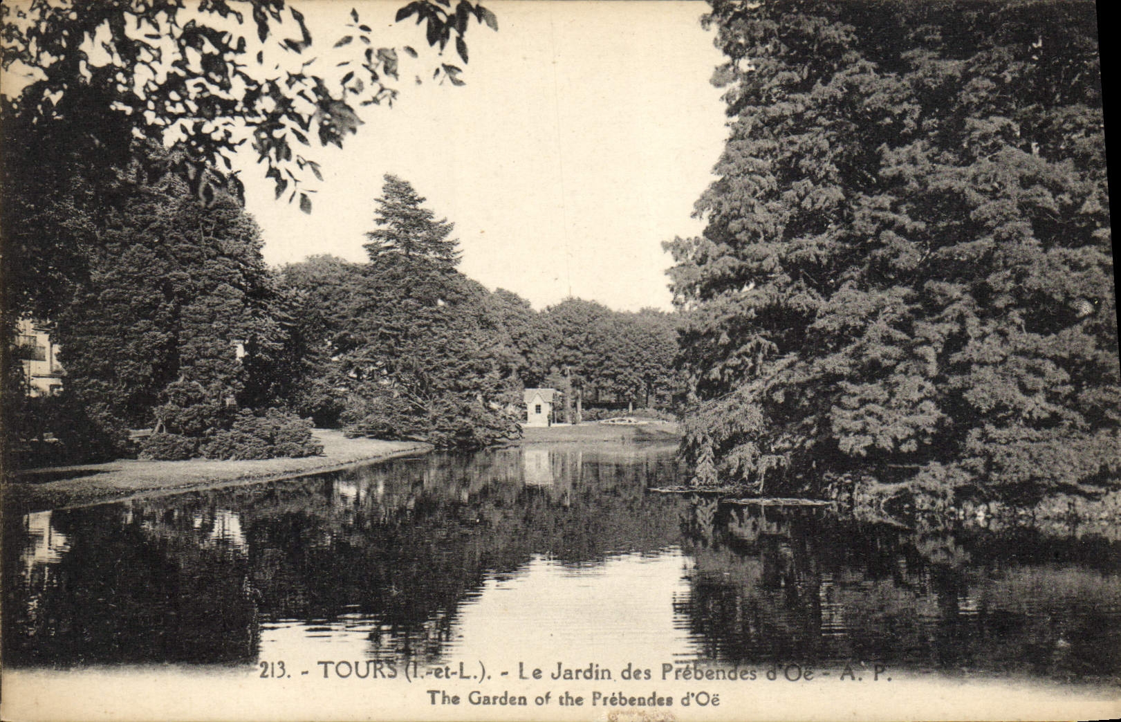 CPA Tours Le Jardin Des Prebendes d'Oe