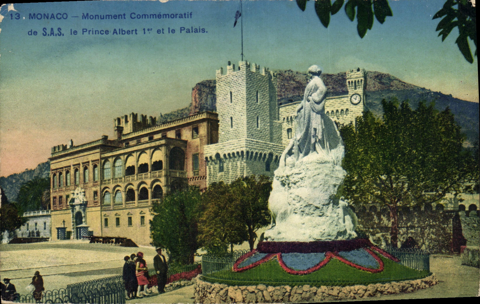 CPA Monaco Monument Commemoratif Le Prince Albert 1er