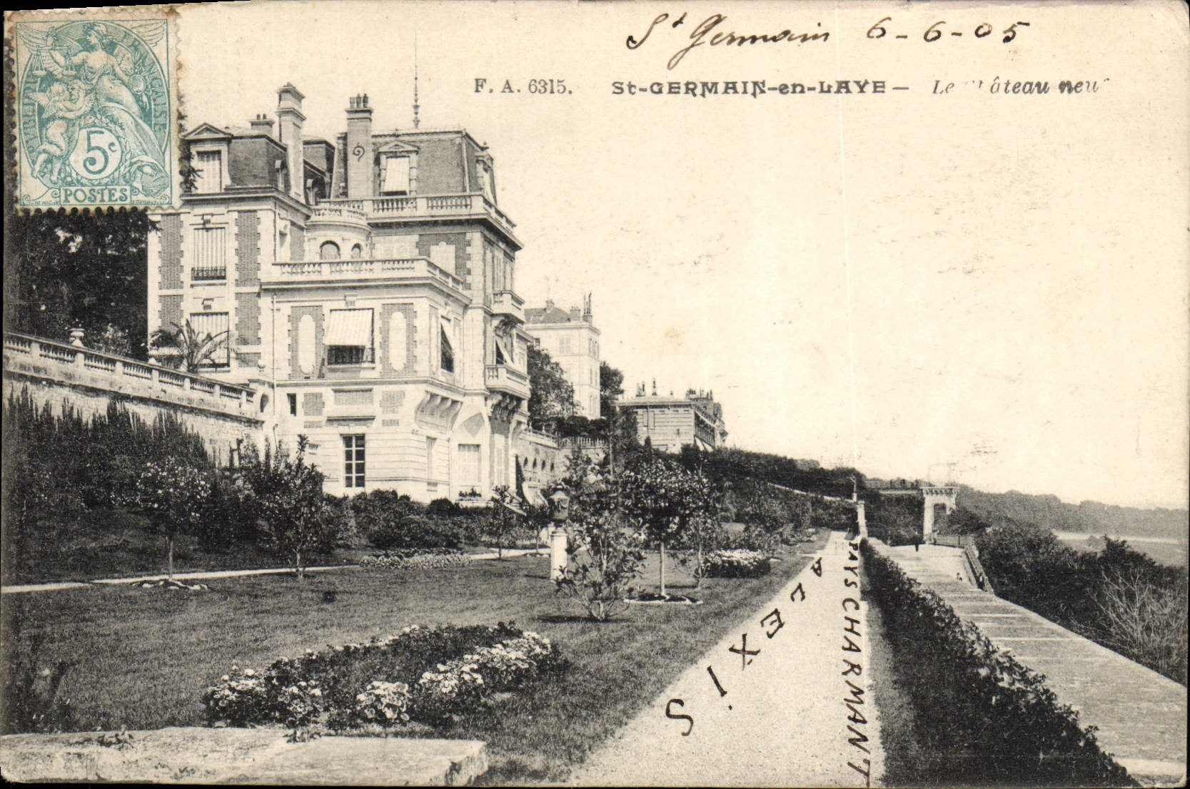 CPA St Germain En Laye Le chateau