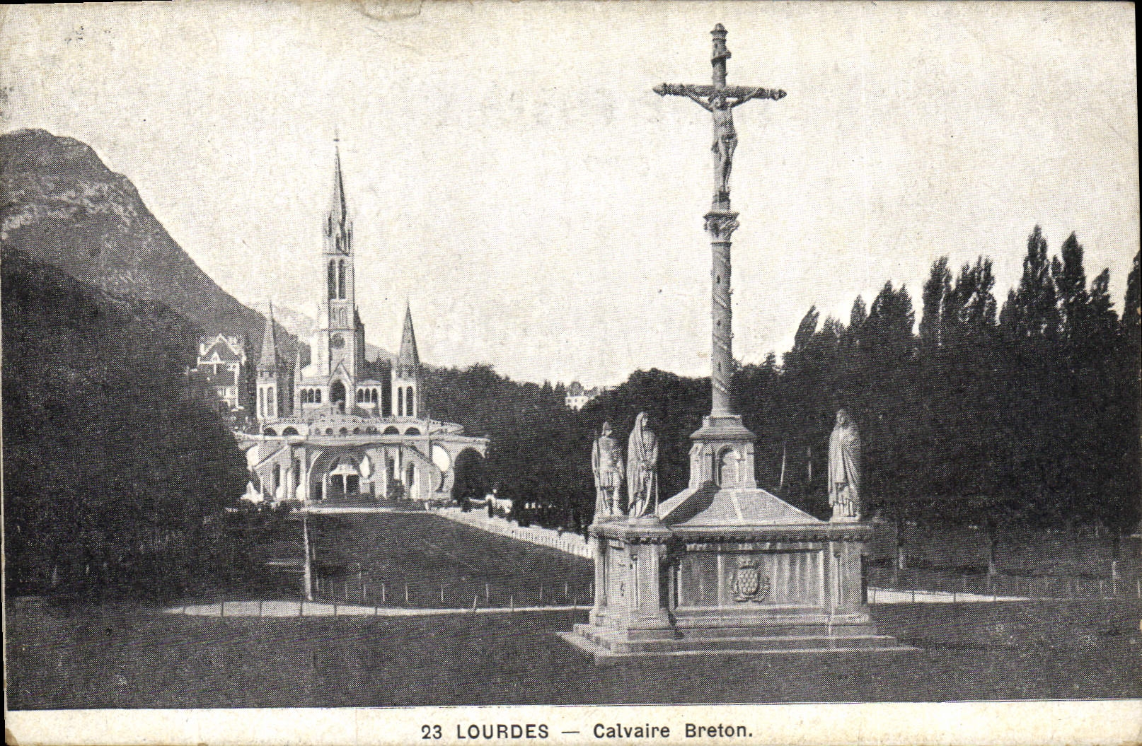 Martirio bretón pesado de la POSTAL de la VENDIMIA