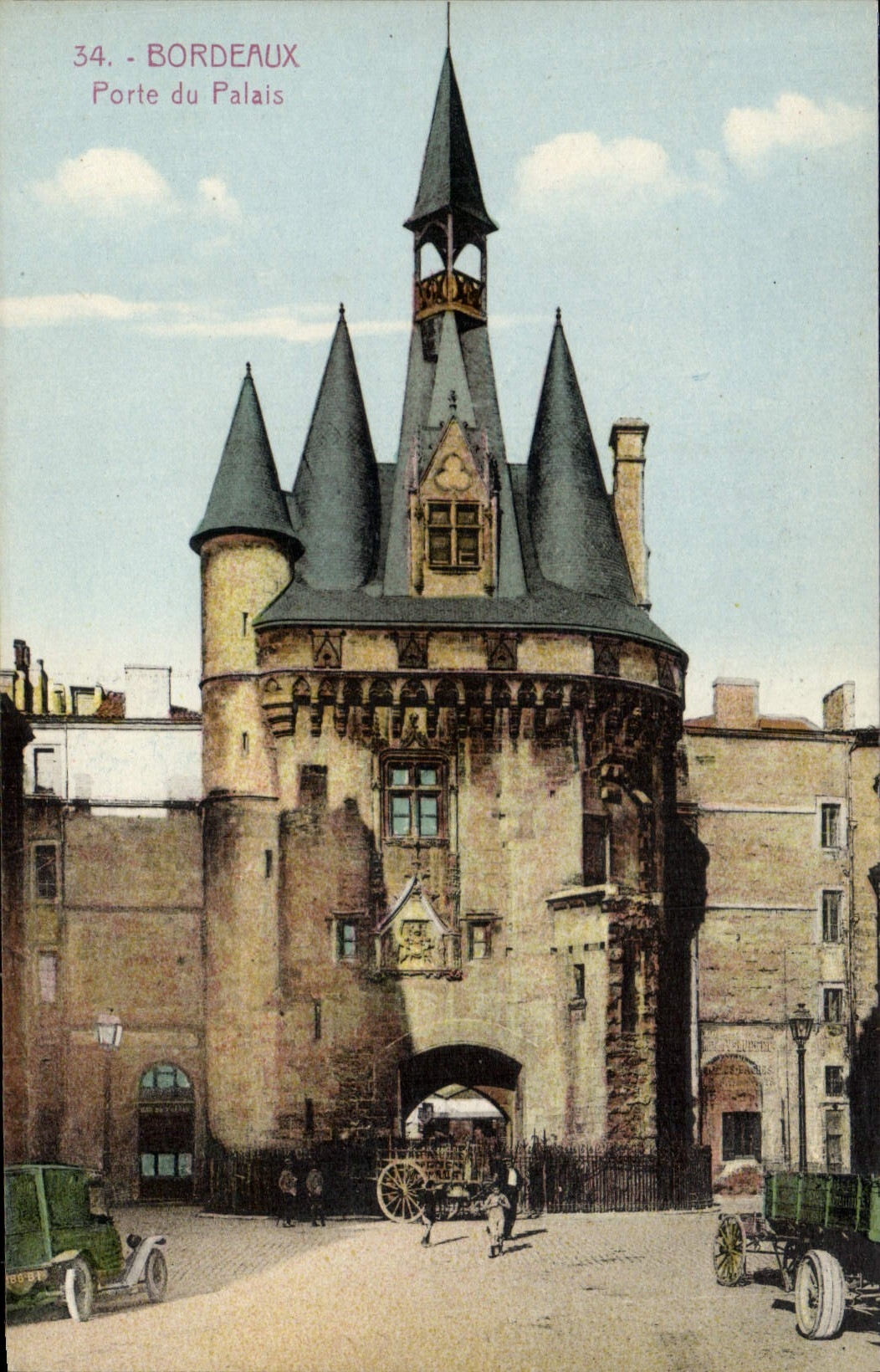 CPA Bordeaux Porte Du Palais
