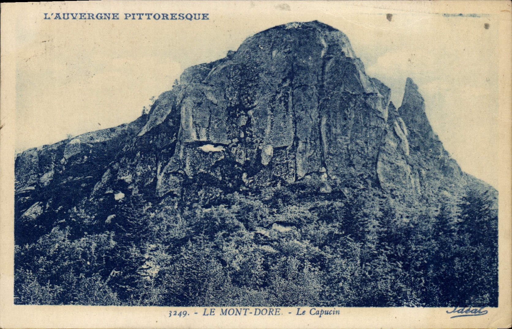 VINTAGE POSTCARD the Mount Gilds the Capuchin