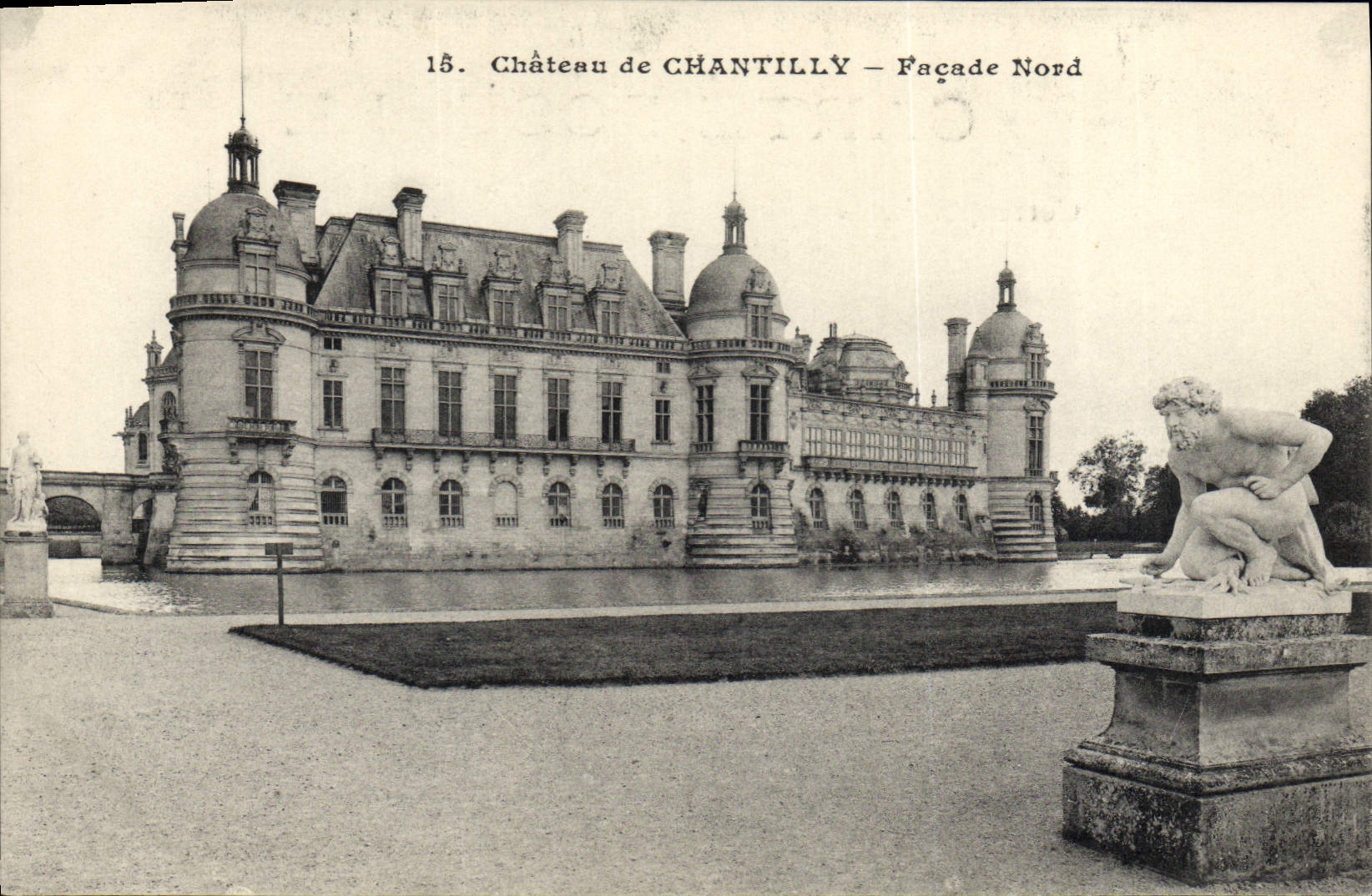 CPA Chateau De Chantilly Facade Nord