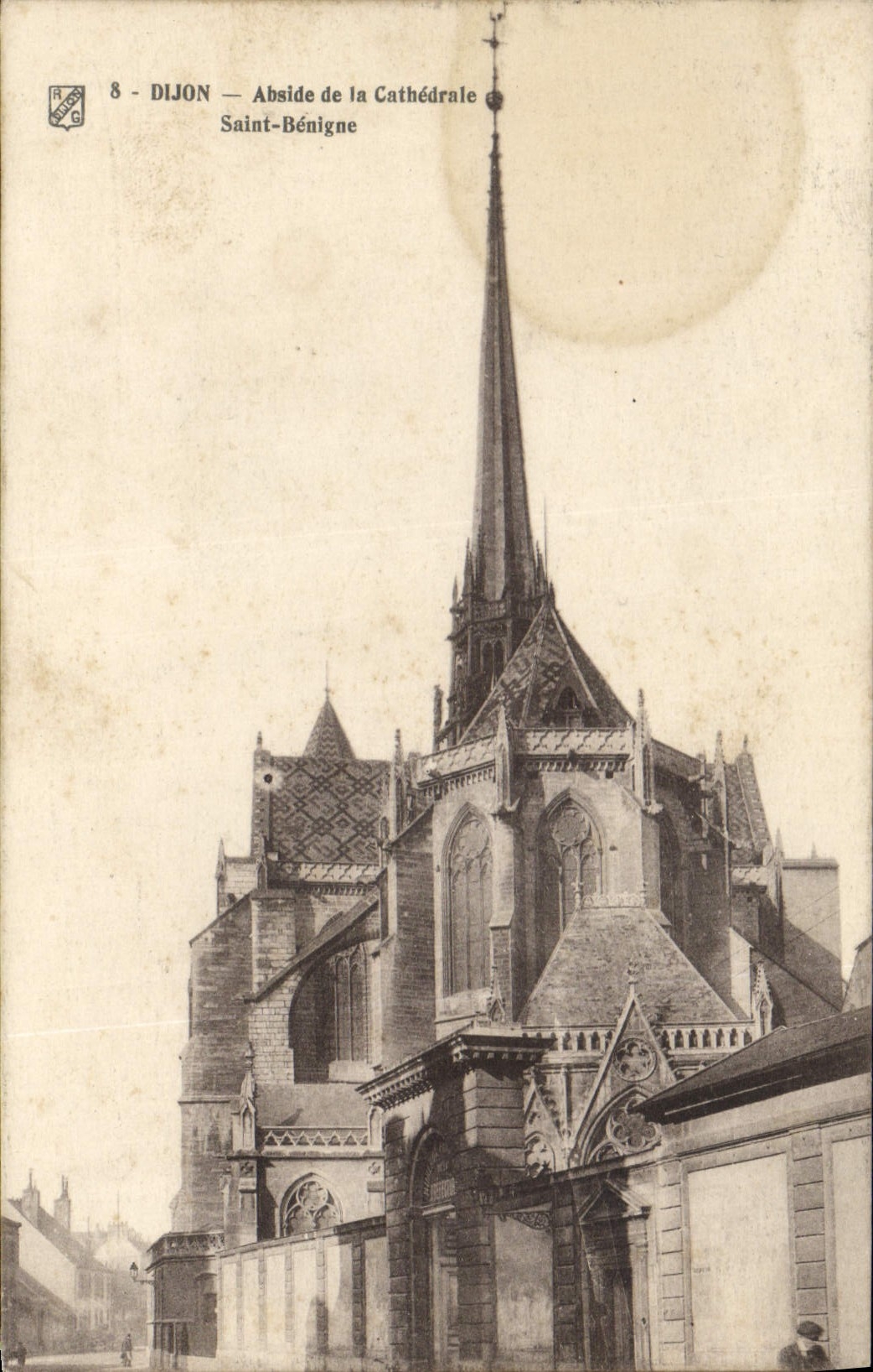 CPA Dijon Abside De La Cathedrale Saint Benigne