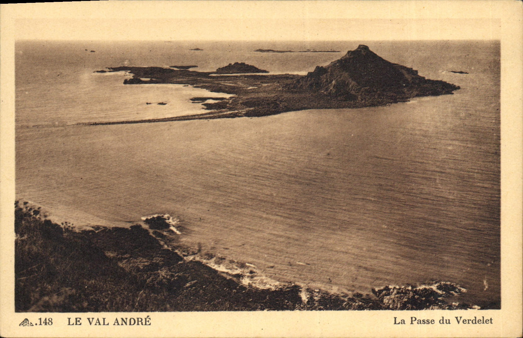 CPA Le Val Andre La Passe Du Verdelet