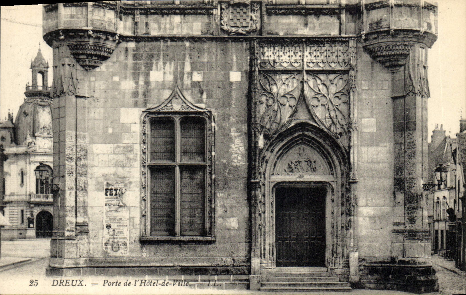 CPA Dreux Port De l'Hotel De Ville