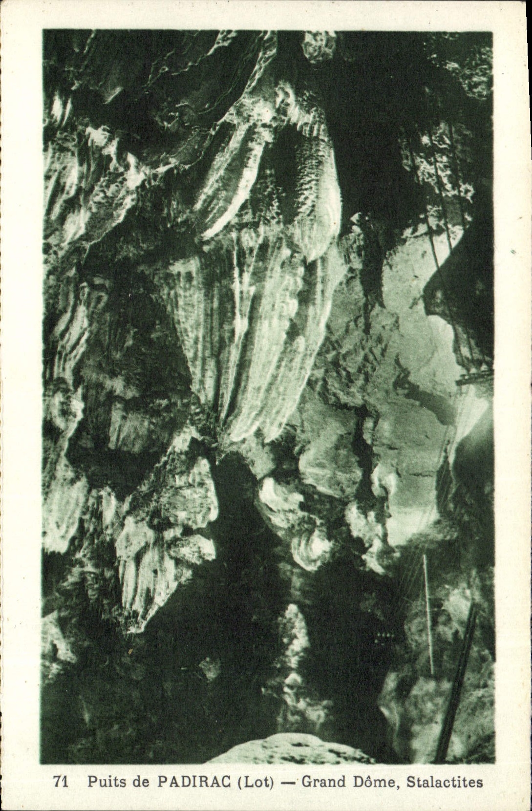 CPA Puits De Padirac Grand Dome Stalactites
