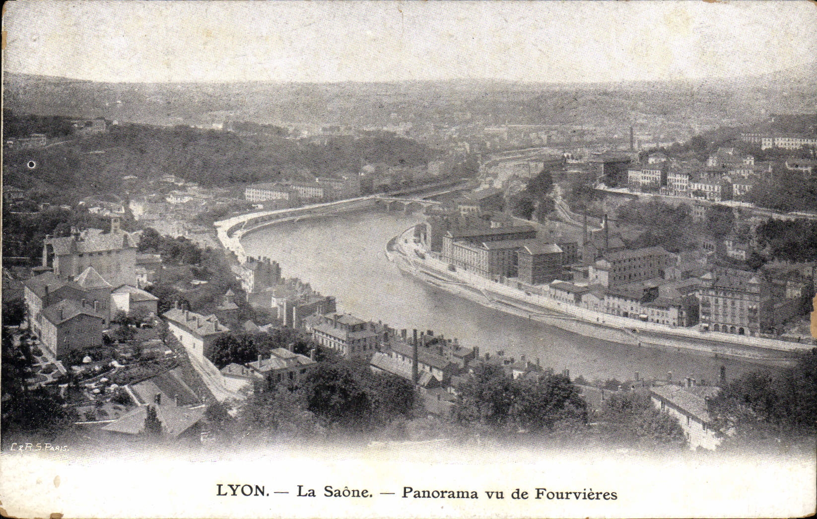 CPA Lyon La Saone Panorama Vu De Fourvieres