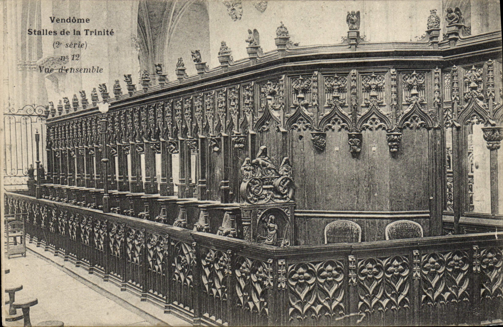 CPA Vendome Stalles De La Trinite Vue d'ensemble