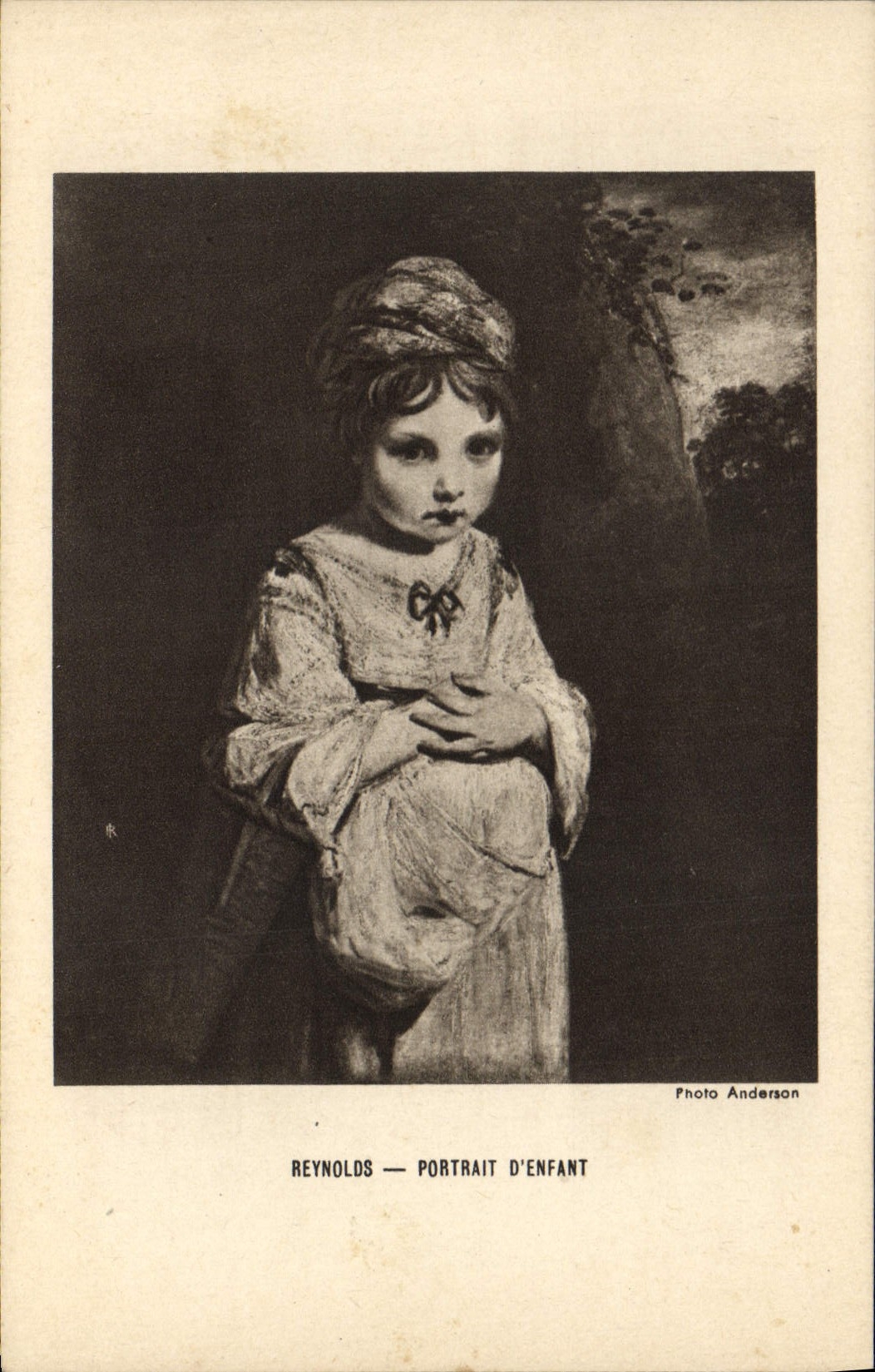 CPA Reynolds Portrait d'enfant