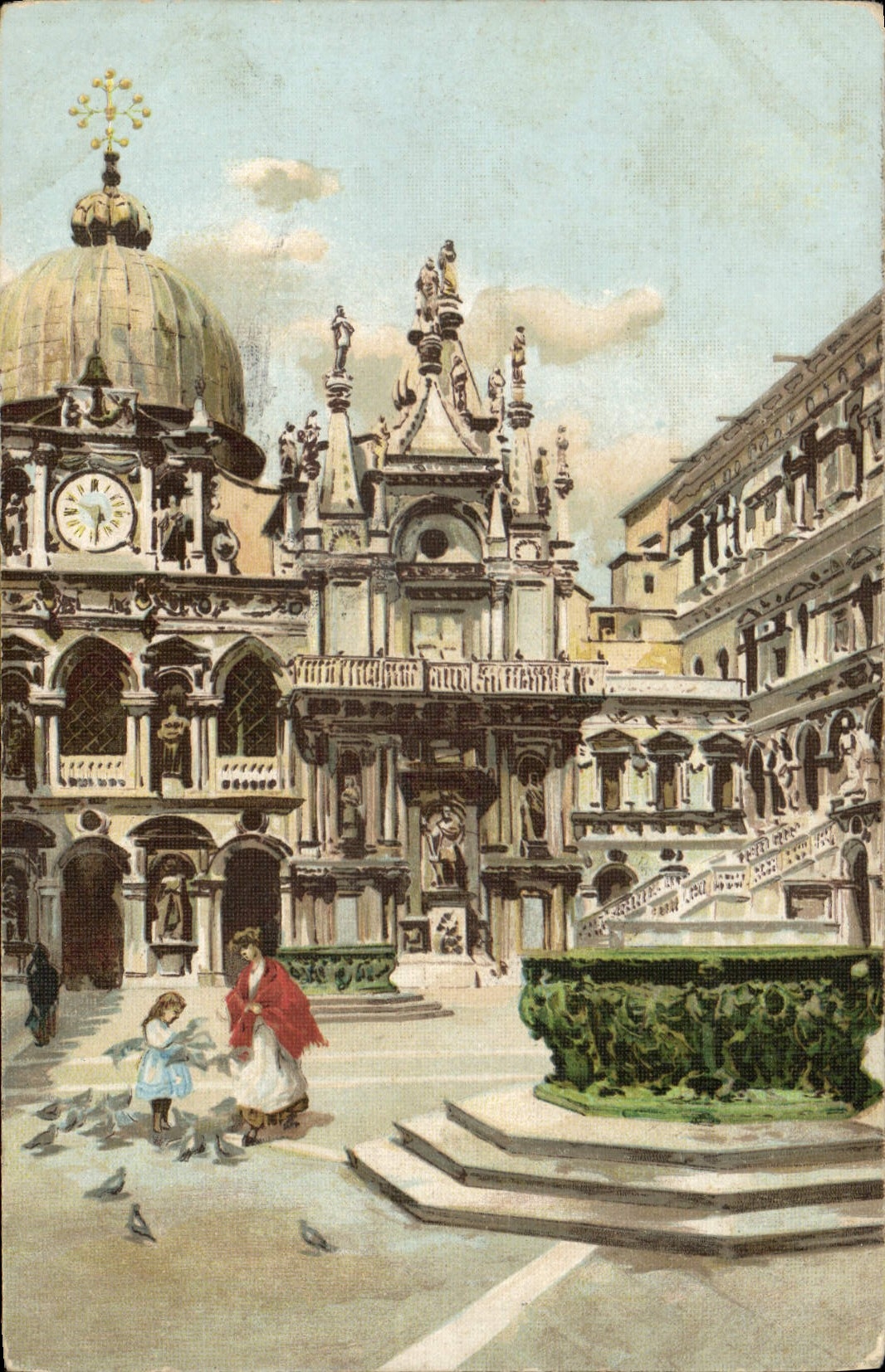 VINTAGE POSTCARD Venice