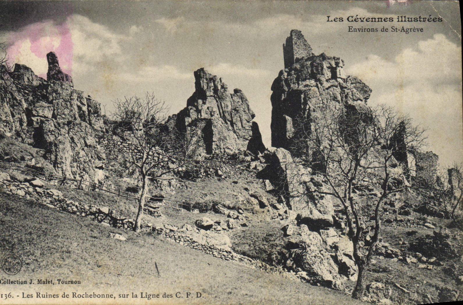 VINTAGE POSTCARD the Cevennes Surroundings of St Agreve