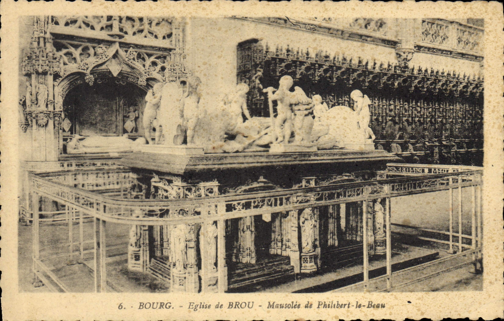 CPA Bourg Eglise de Brou Mausolee de Philibert le Beau