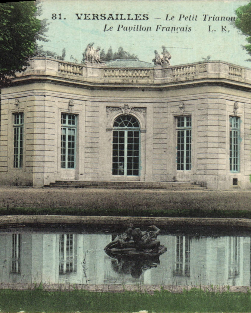 POSTAL Versalles pequeño Trianon de la VENDIMIA la casa francesa