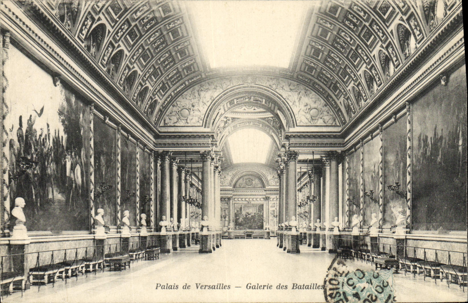 CPA Palais de Versailles Galerie des Batailles