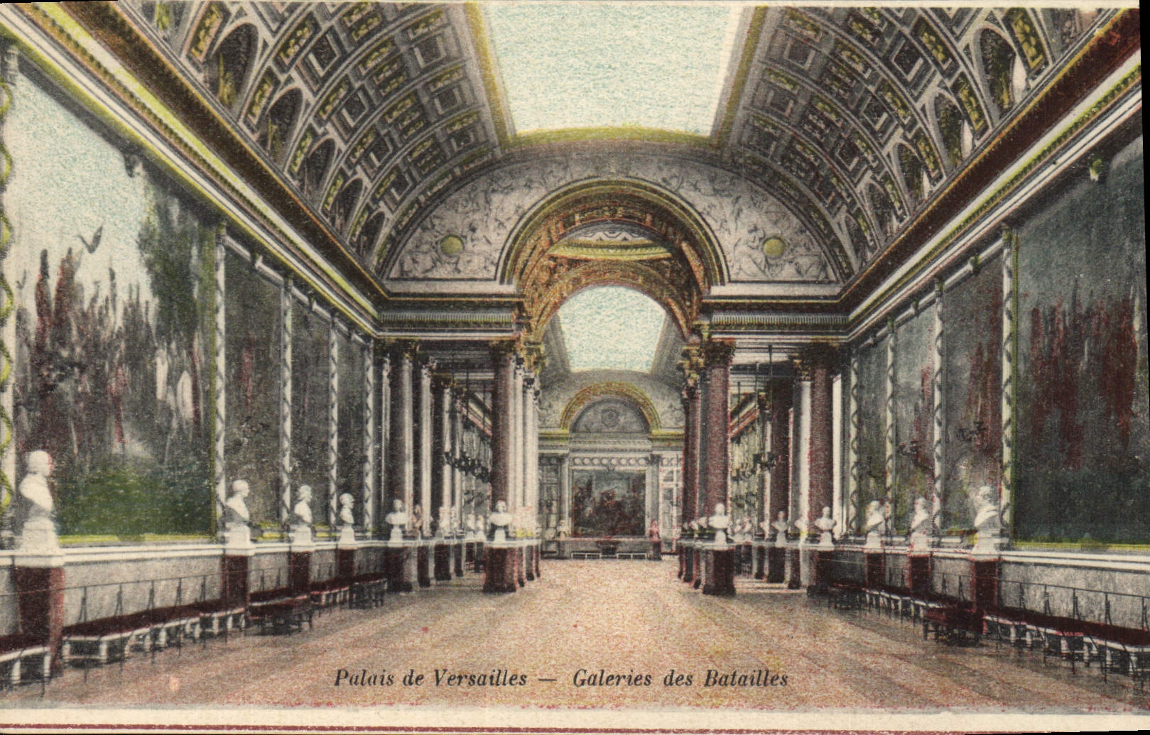CPA Palais de Versailles Galeries des batailles