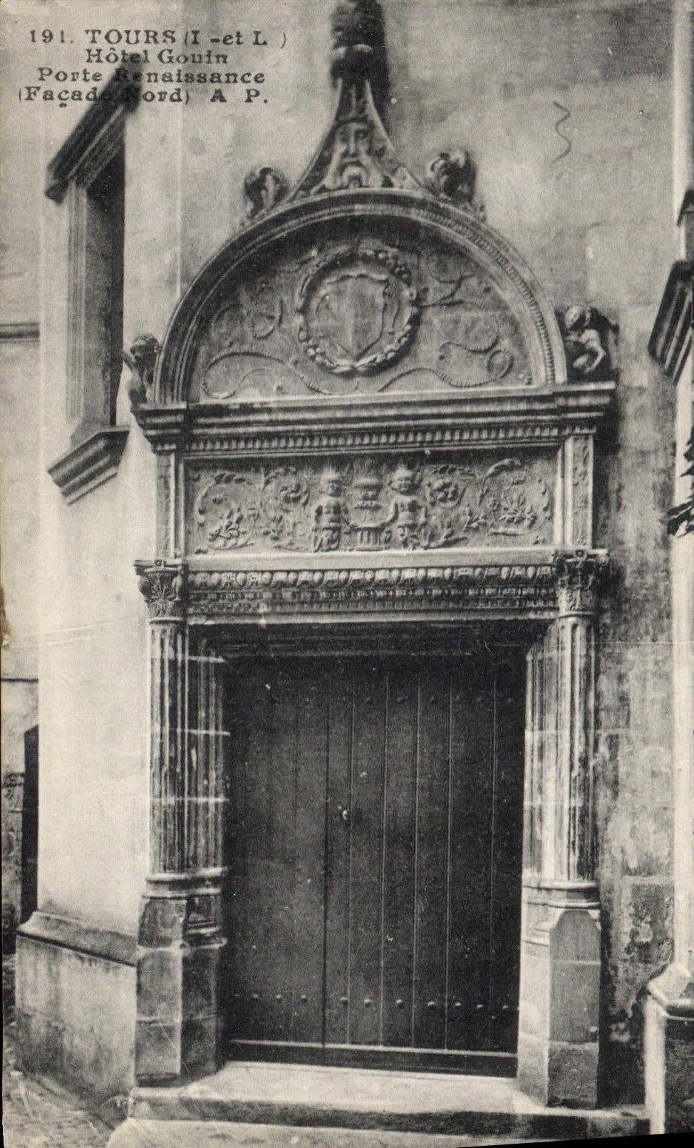 CPA Tours Hotel Gouin Porte Renaissance