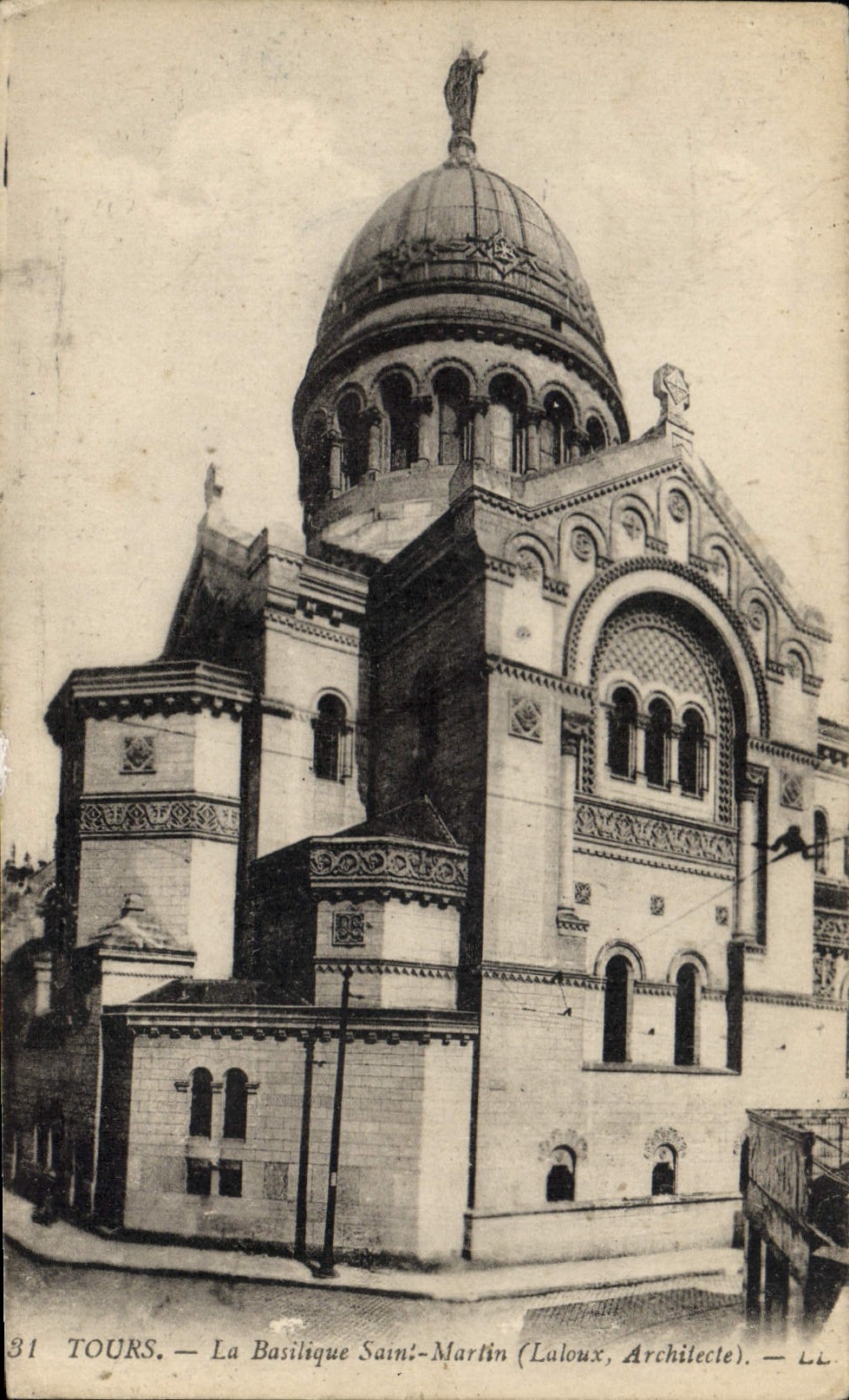 CPA Tours la basilique St Martin