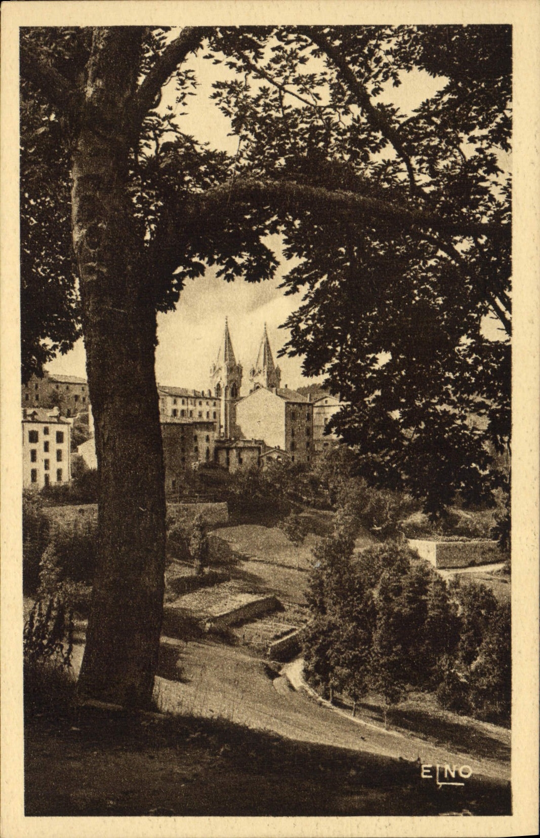 CPA La Louvesc Paysage