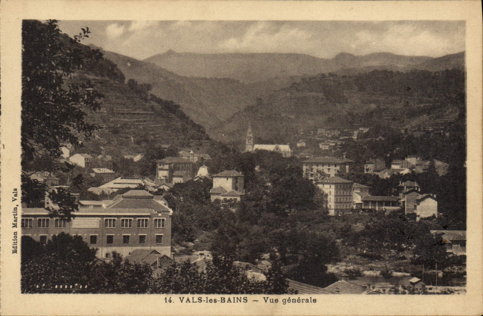 CPA Vals les Bains Vue generale 