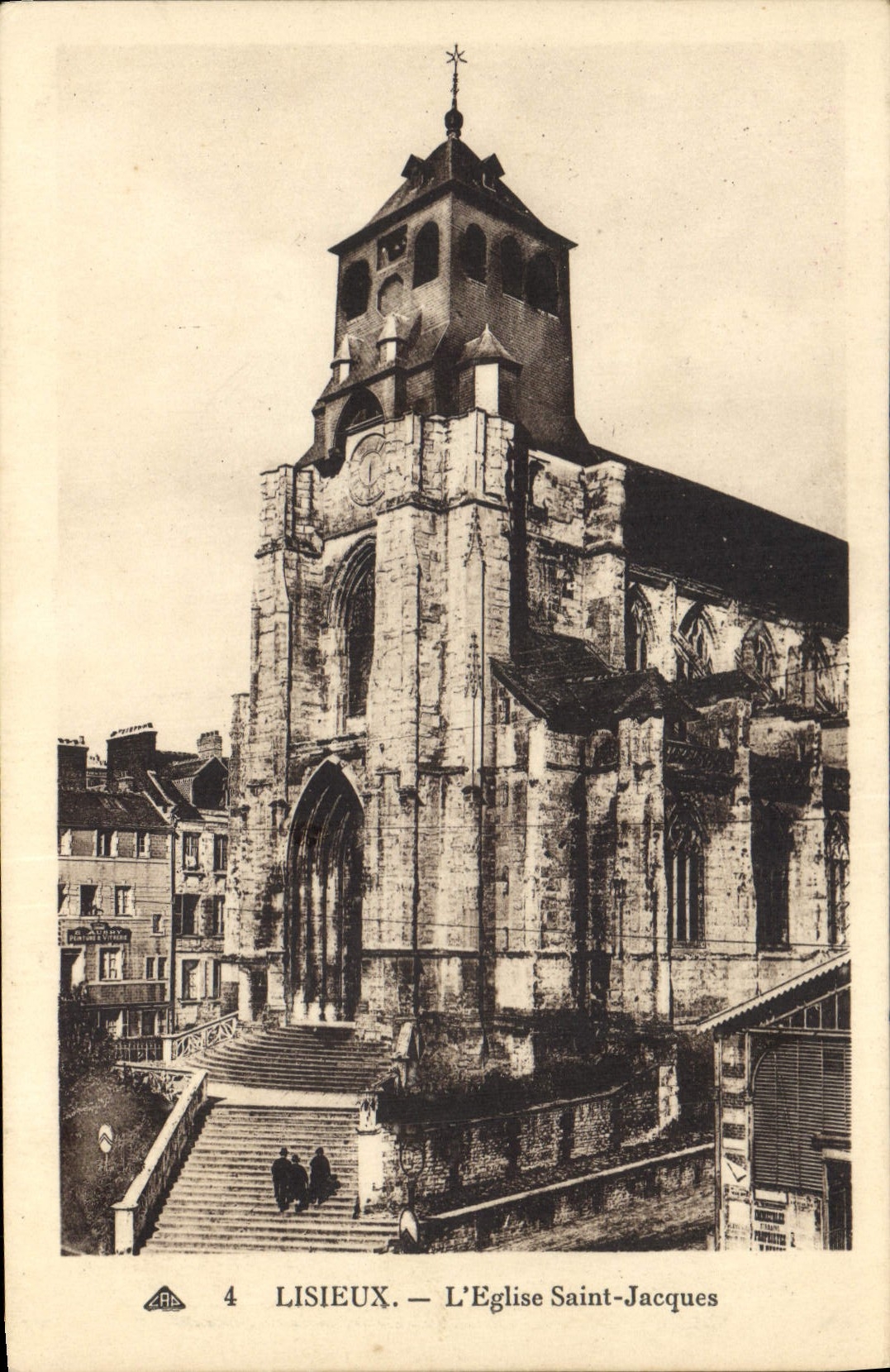 CPA Lisieux L'eglise Saint Jacques 