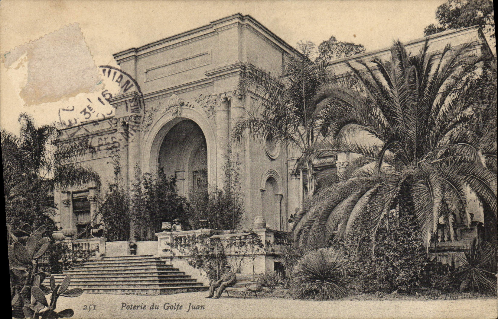 CPA Faience Faincerie Poterie de Golfe Juan