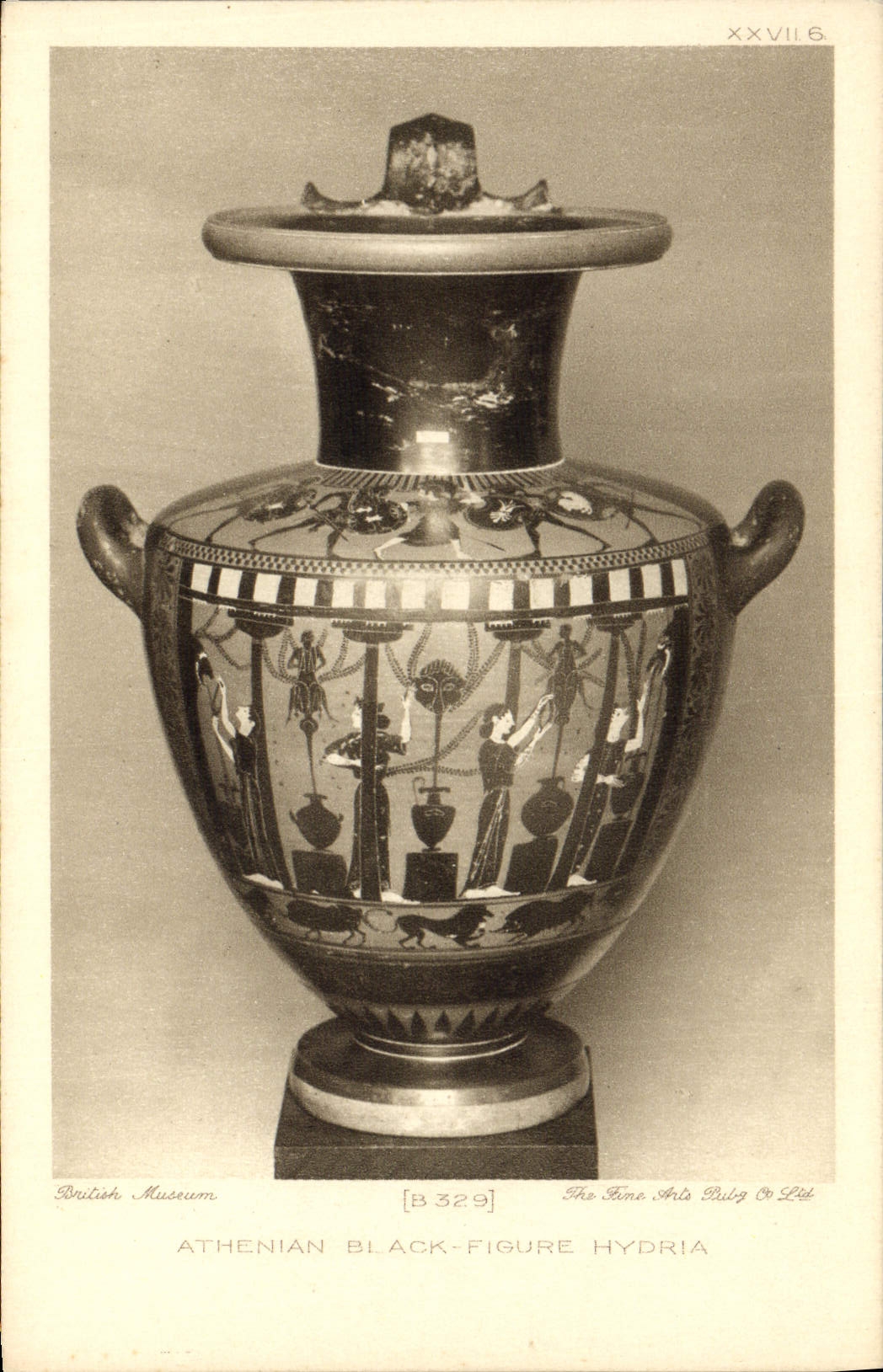 CPA Faience Faincerie British Museum London Athenian Black Figure Hydria