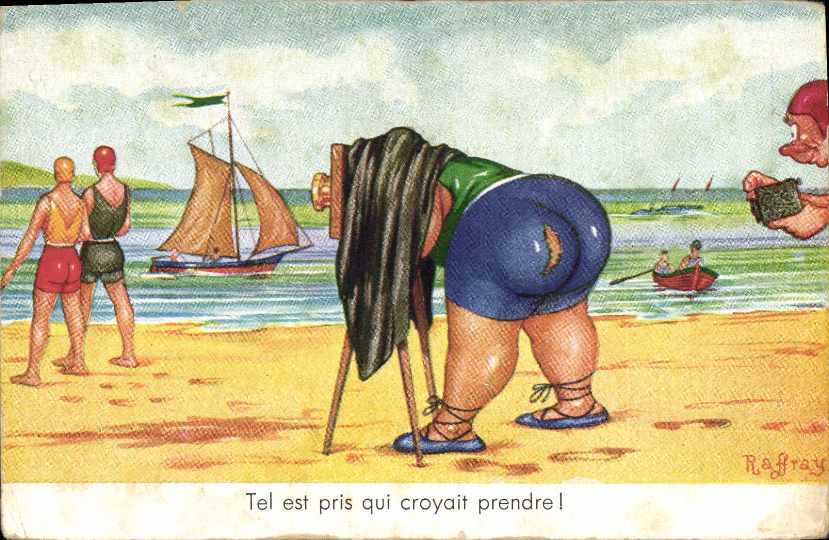 CPA Photographie Femme forte
