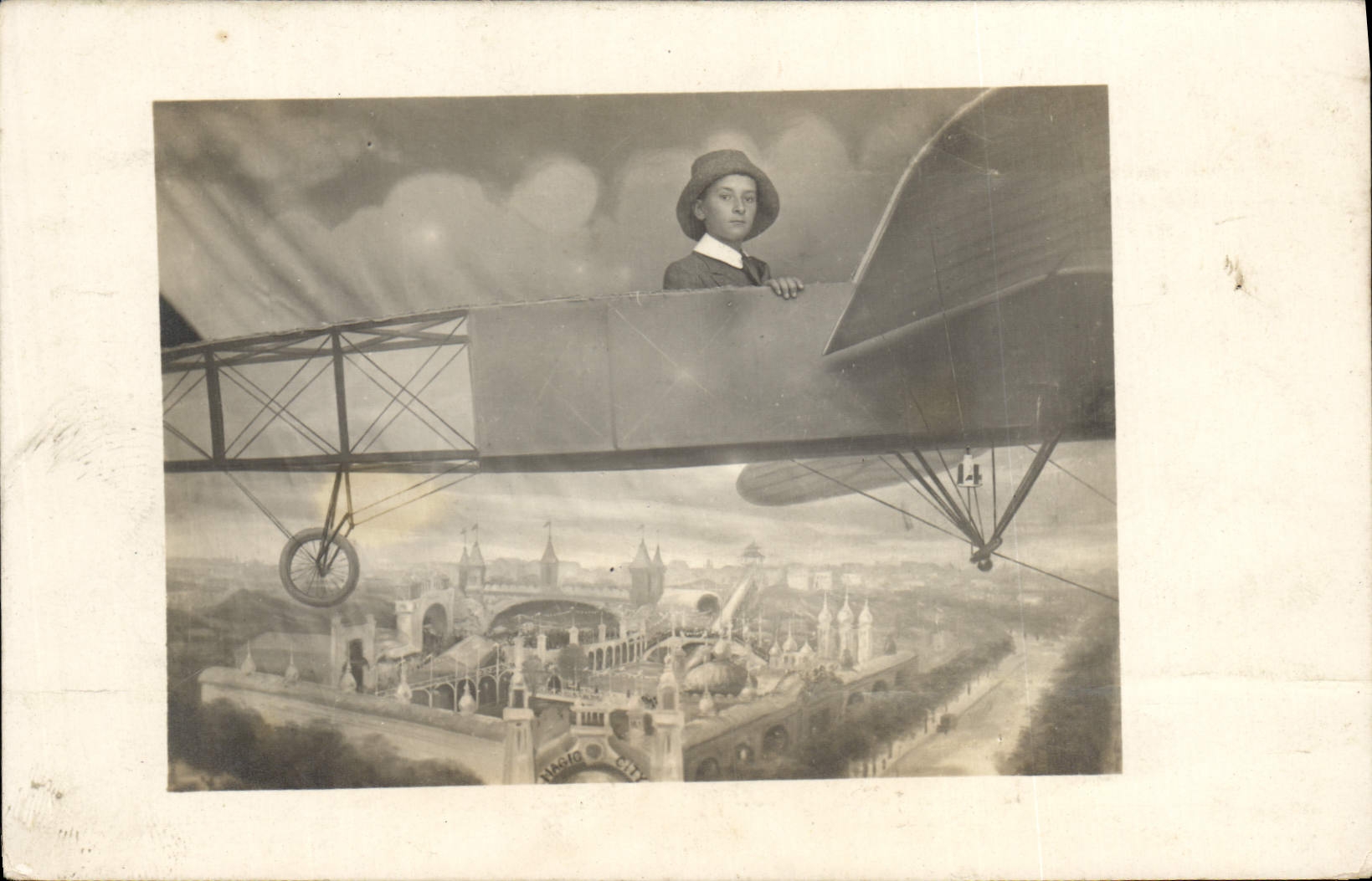CPA Photographie Avion