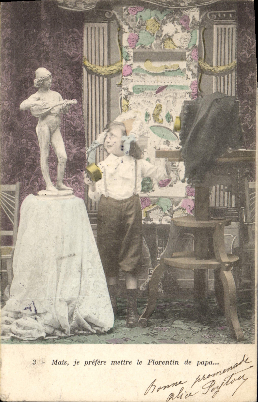 CPA Photographie Enfant