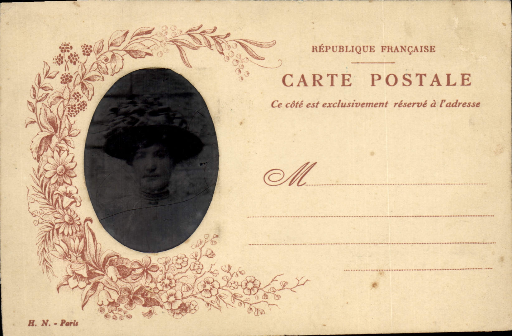 CPA Photographie Femme