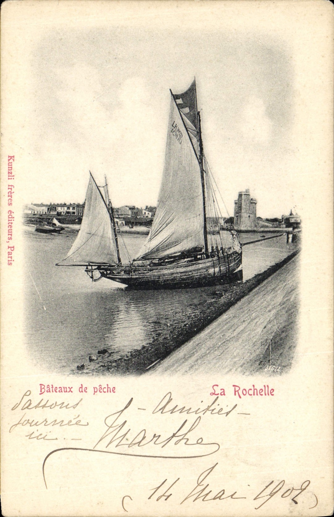 CPA Bateau de peche La Rochelle Bateaux de peche 