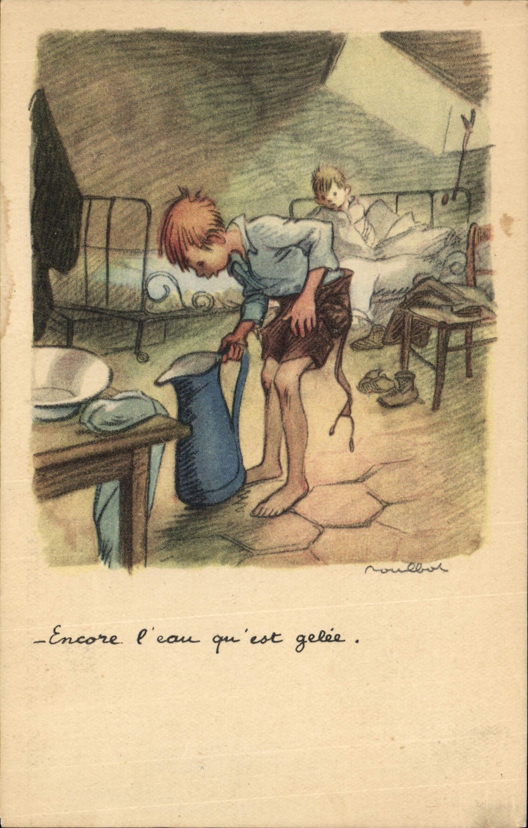 CPA Fantaisie Illustrateur Poulbot 