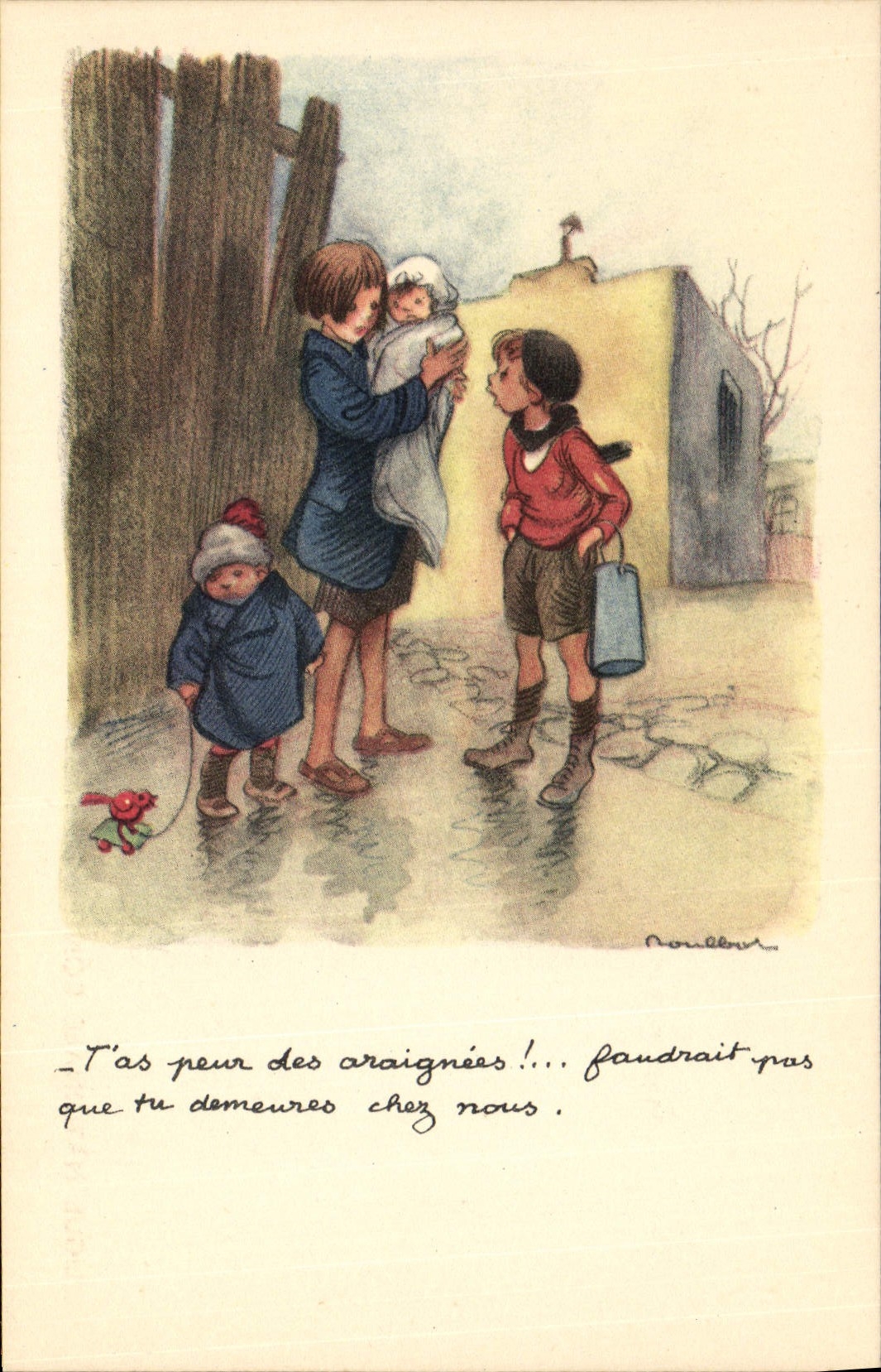 CPA Fantaisie Illustrateur Poulbot 