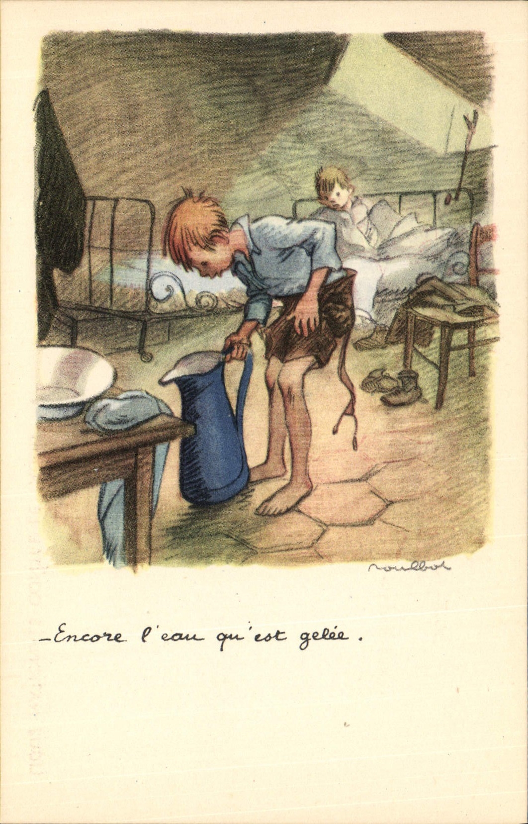 CPA Fantaisie Illustrateur Poulbot 