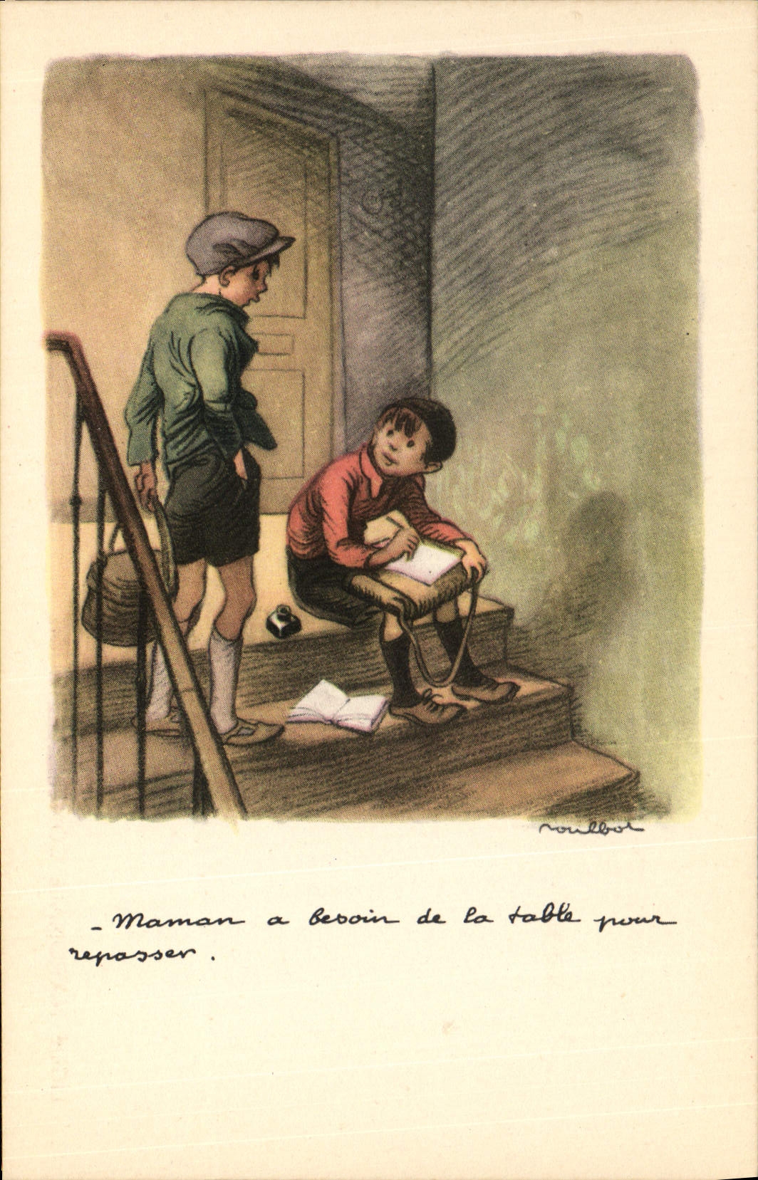 CPA Fantaisie Illustrateur Poulbot 