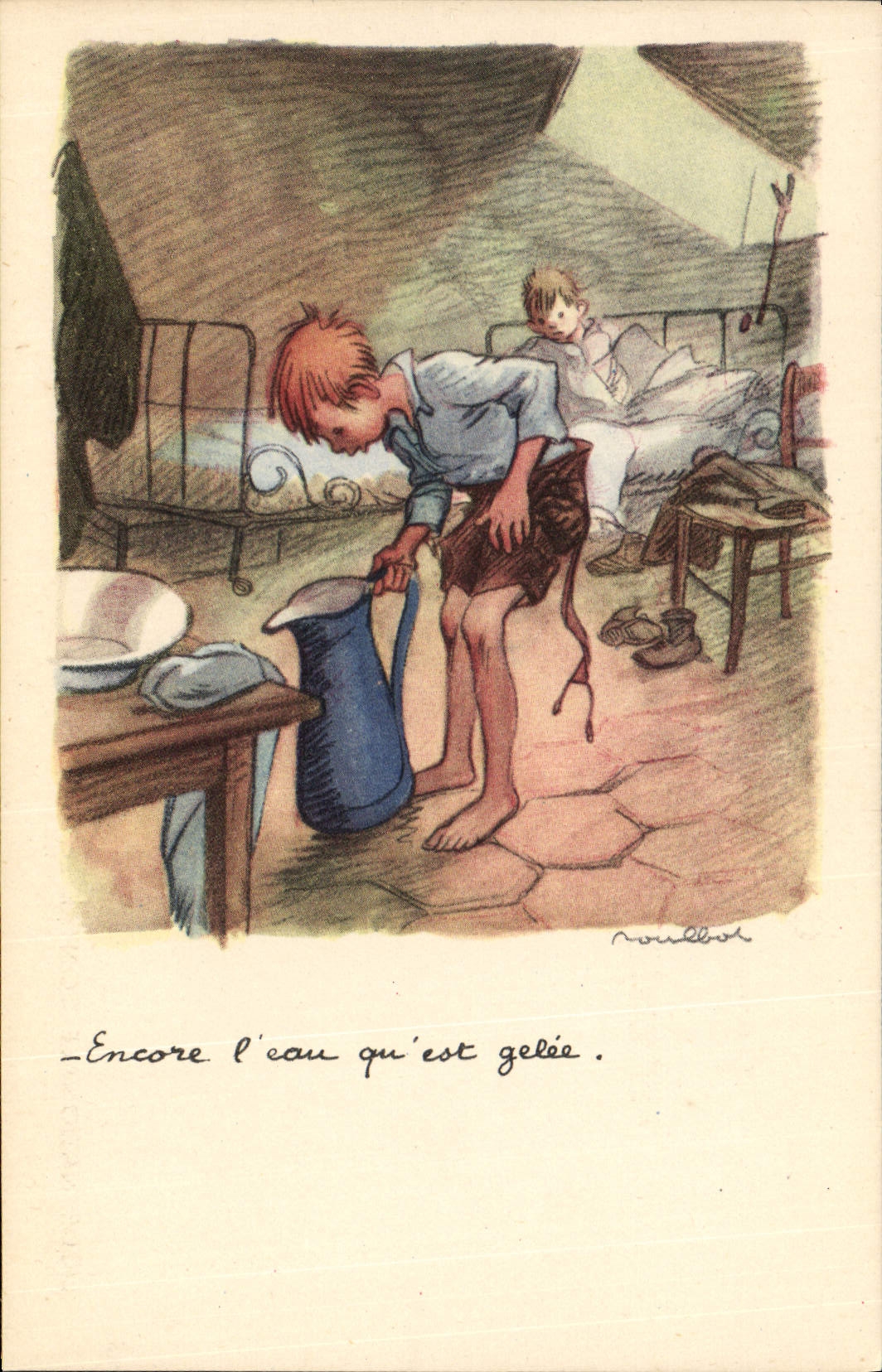 CPA Fantaisie Illustrateur Poulbot 