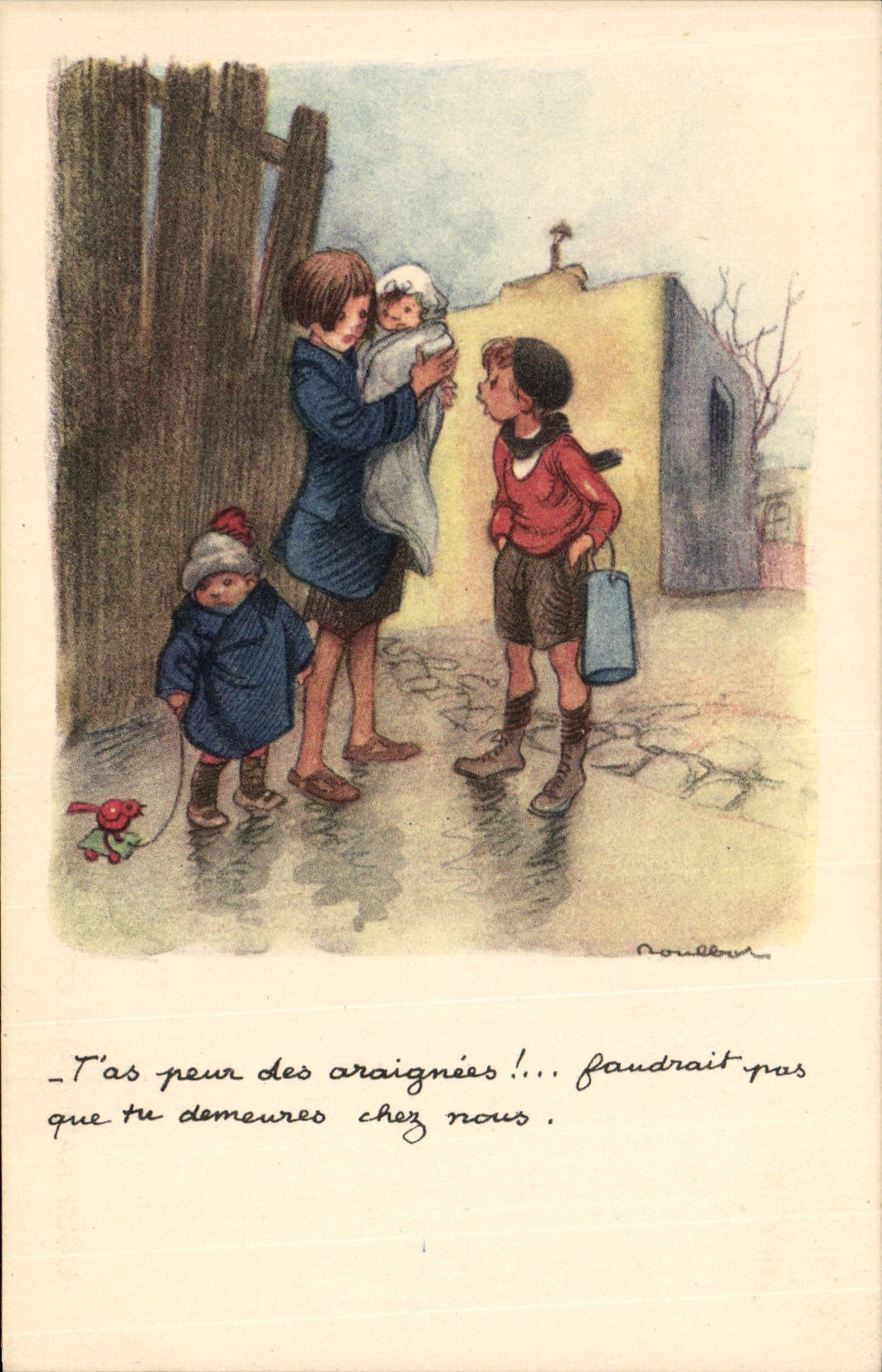 CPA Fantaisie Illustrateur Poulbot 