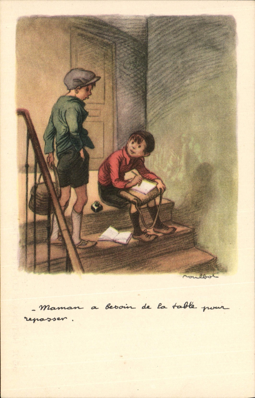 CPA Fantaisie Illustrateur Poulbot 