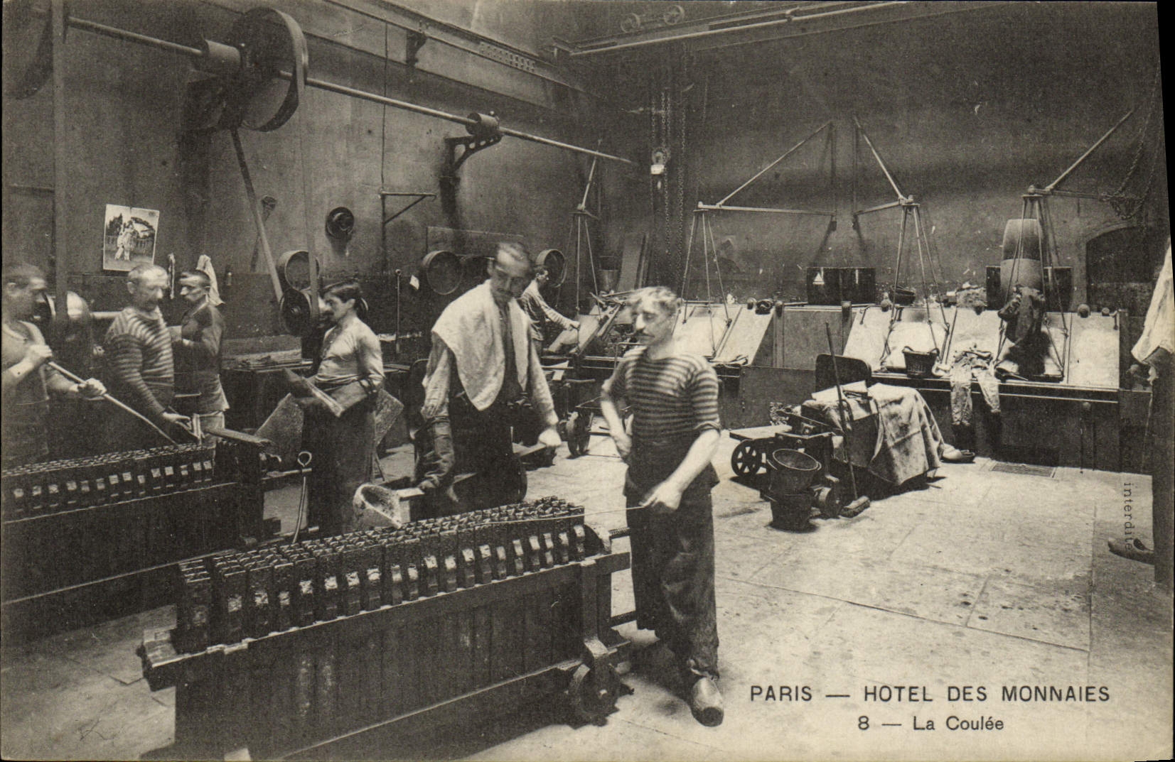 CPA Monnaies Paris Hotel des Monnaies La coulee 