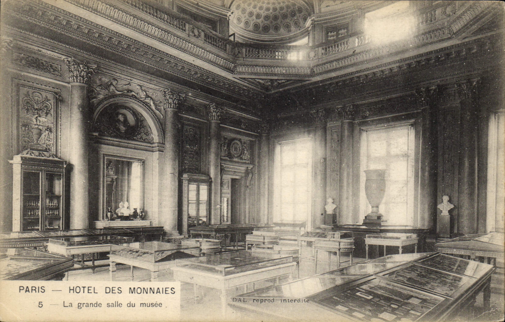 CPA Monnaies Paris Hotel des Monnaies La grande salle du musee