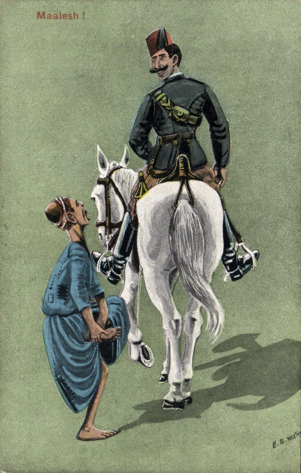 Orientalism de Maalesh de la POSTAL de la VENDIMIA