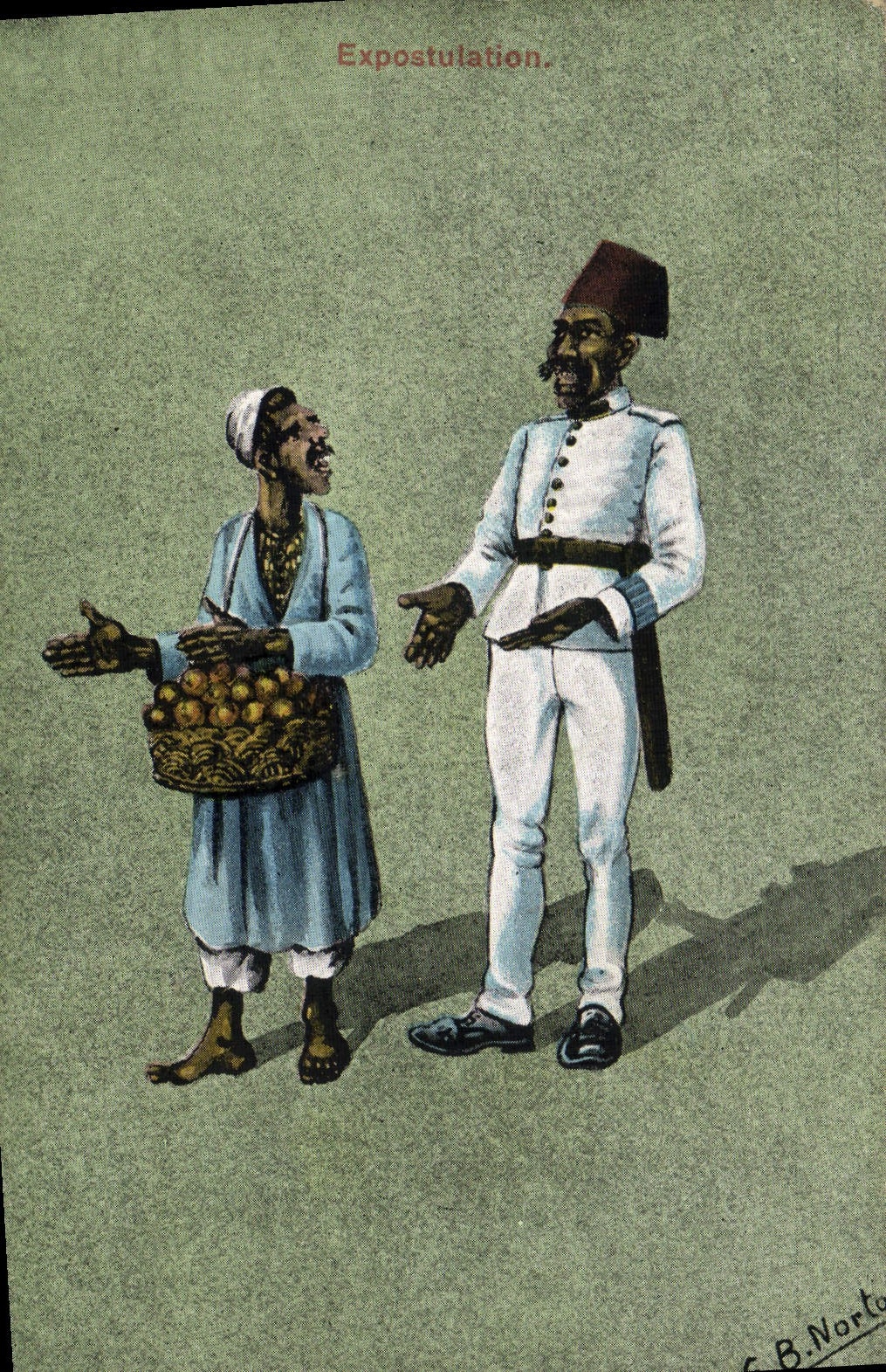 CPA Orientalisme Expostulation