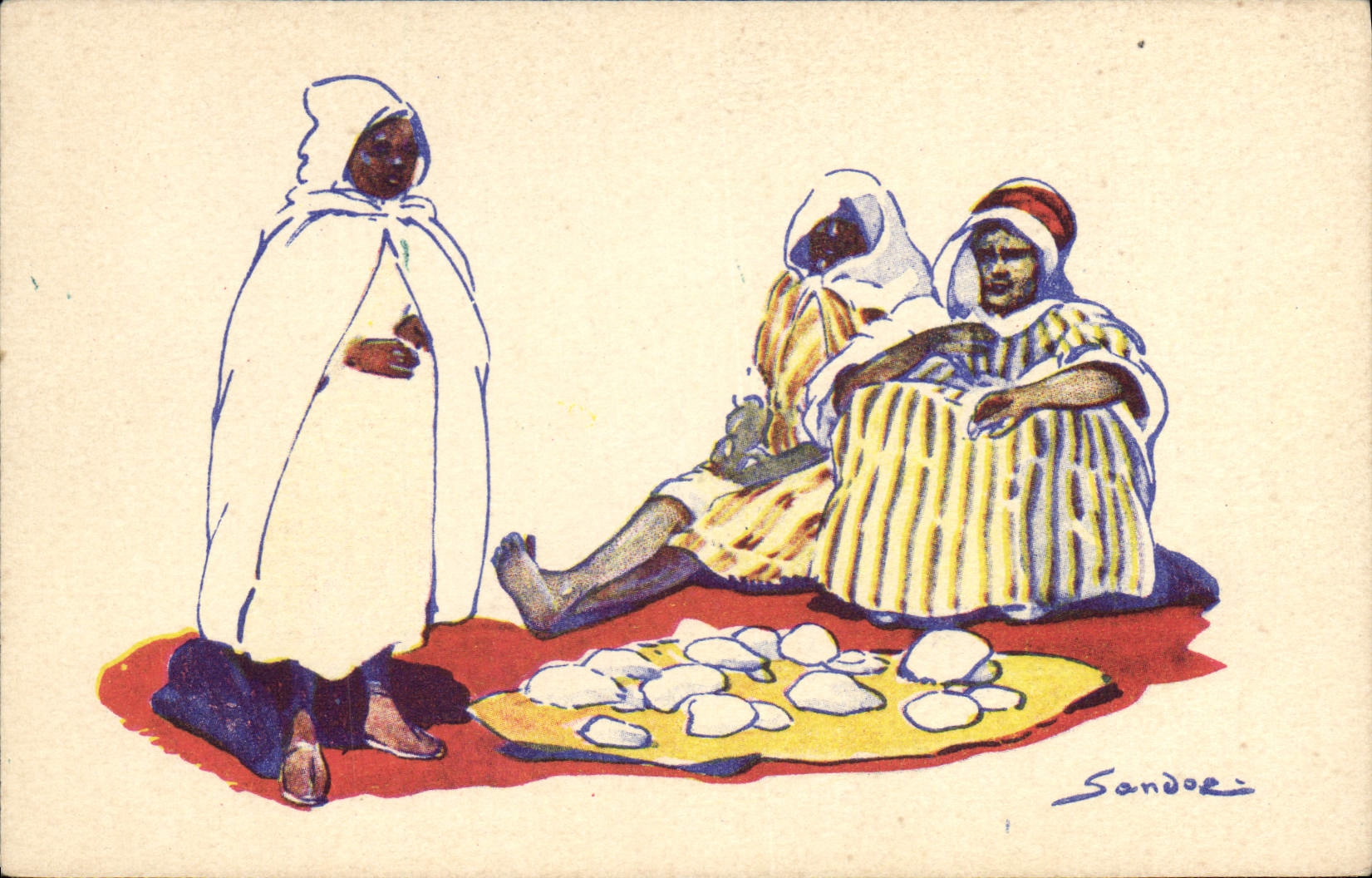 CPA Orientalisme Sandoz