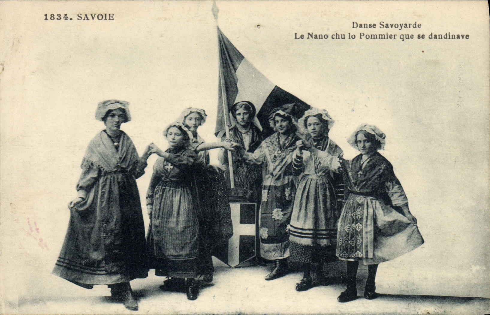 VINTAGE POSTCARD Folklore Savoy Dances Savoyard