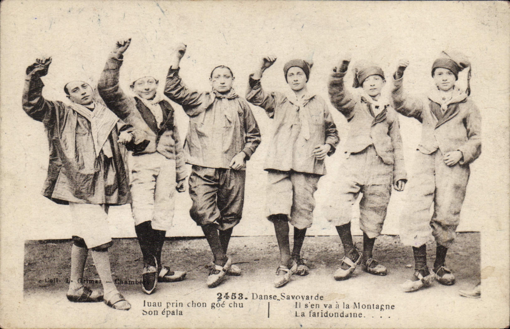 CPA Folklore Danse savoyarde 